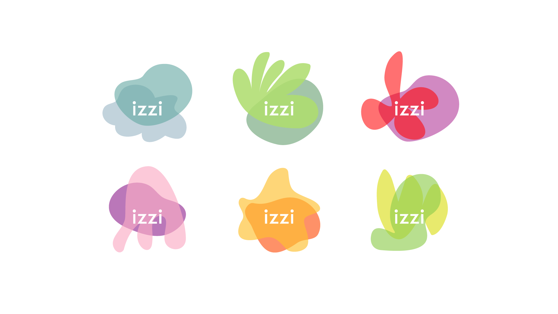 Izzi logo variations