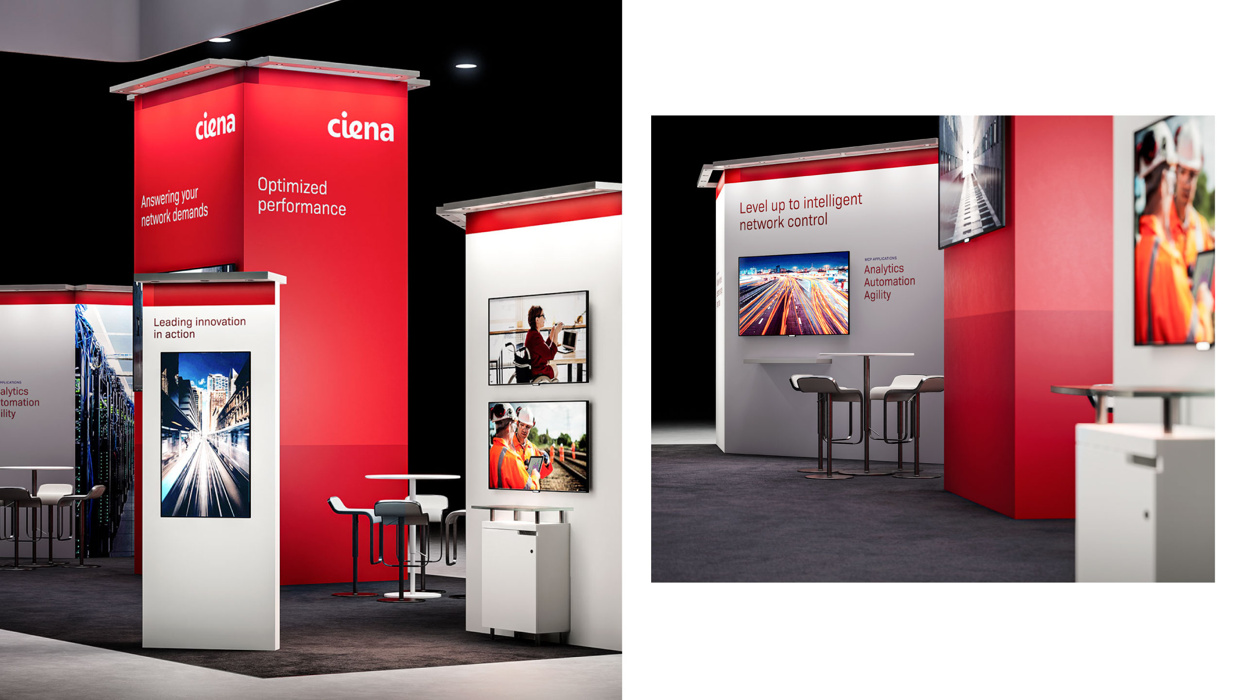 Ciena Trade Show Booth